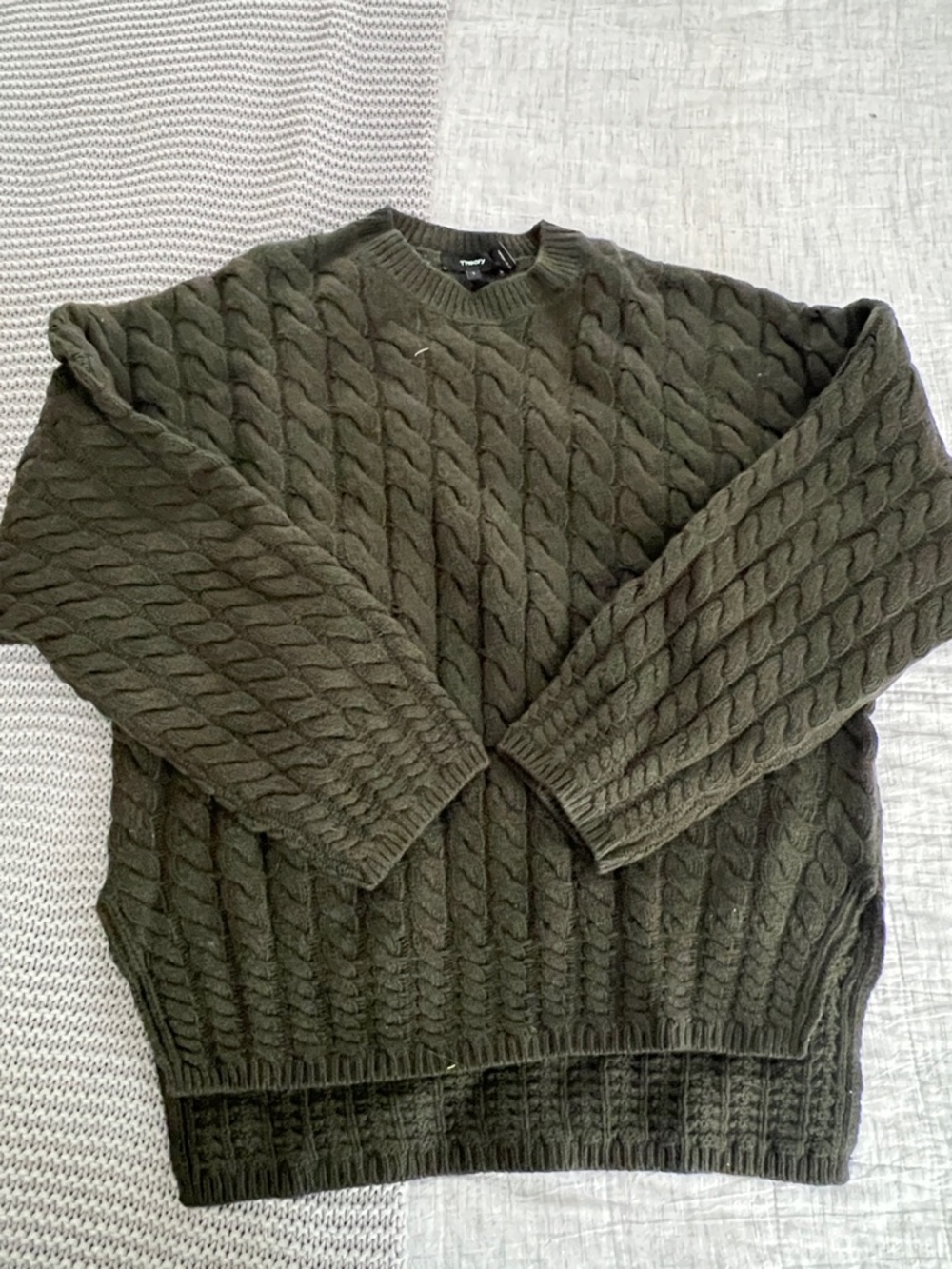 Theory cable knit sweater